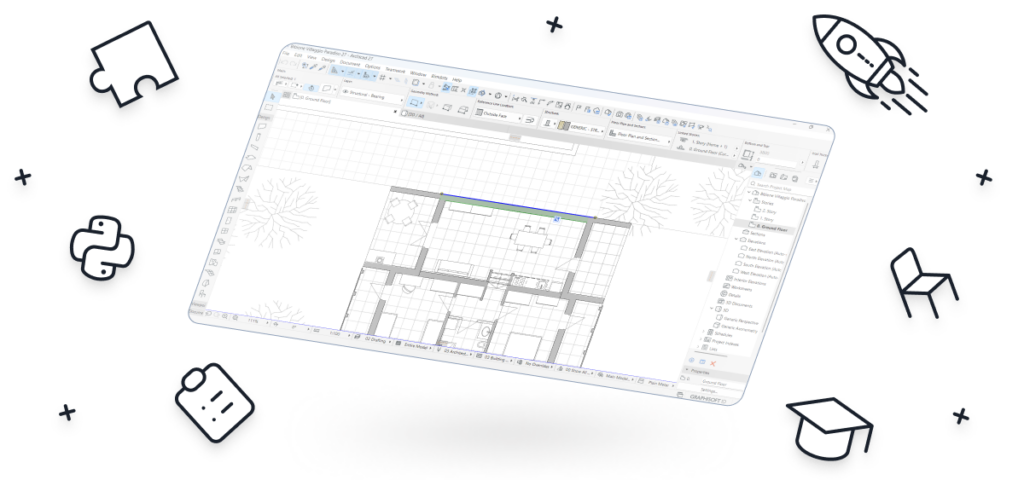 BIMcollection Home Design with background